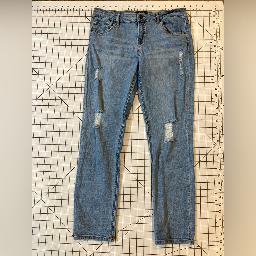 Lucky Brand Girl’s Size 16 Regular Dylan Distressed Boyfriend Jeans